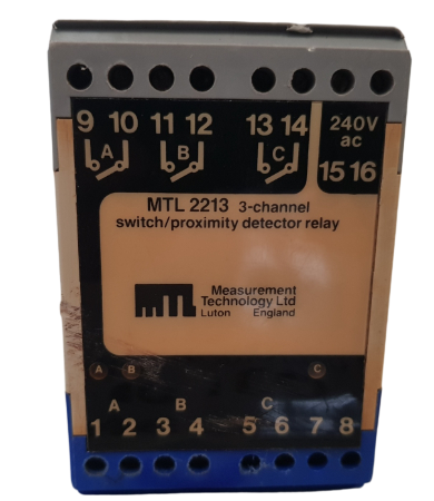 MTL MTL2213 3-Channel Switch/Proximity Detector Relay