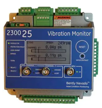 Bently 2300/25 2300 Vibration Monitor Key Features