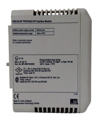 Eaton MTL 8502-BI-DP PROFIBUS DP Interface Module