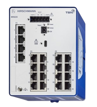 Hirschmann 942170-081 BRS20-20TX Ethernet Switch