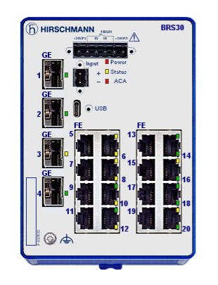 Hirschmann BOBCAT 16xTX, 4xSFP BRS30-1604OOOO-CTCY99HHSEA