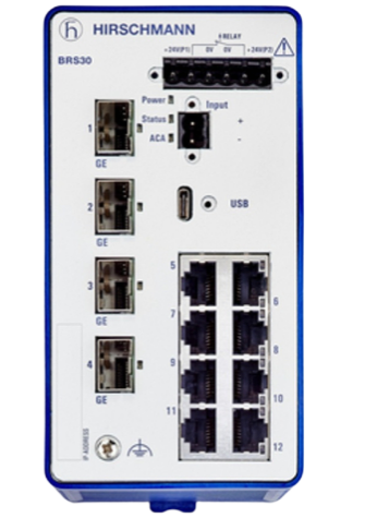 Hirschmann 942170-017 BRS30-8TX/4SFP-EEC Ethernet Switch
