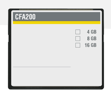 Bachmann CFA200 SLC CFast Memory