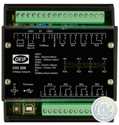 DEIF CIO 208 CAN bus-based I/O module