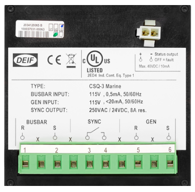 DEIF CSQ-2 Check synchronising relay