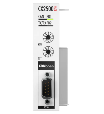 Beckhoff CX2500-B510 | Fieldbus slave module CANopen for CX20xx, CX52x0, CX53x0, CX56x0