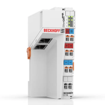 Beckhoff ﻿EC1100 | EtherCAT Coupler, RJ45, angled, push-in