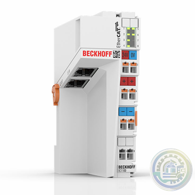 Beckhoff ﻿EC1100 | EtherCAT Coupler, RJ45, angled, push-in