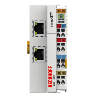 Beckhoff EK1101-0080 | EtherCAT Coupler with ID switch, Fast Hot Connect