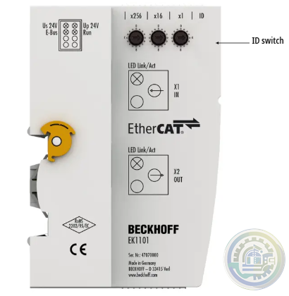 Beckhoff ﻿EK1101 | EtherCAT Coupler with ID switch