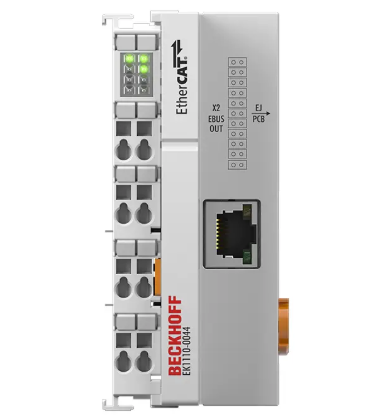 Beckhoff EK1110-0044 | EtherCAT EJ coupler, CX and EL terminal connection, EtherCAT junction
