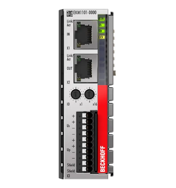 Beckhoff EKM1101 | EtherCAT Coupler with ID switch and diagnostics