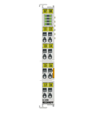 Beckhoff EL1098 | EtherCAT Terminal, 8-channel digital input, 24 V DC, 10 µs, ground switching