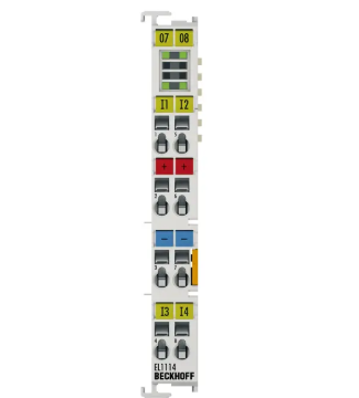 Beckhoff EL1114 | EtherCAT Terminal, 4-channel digital input, 24 V DC, 10 µs, 2-/3-wire connection