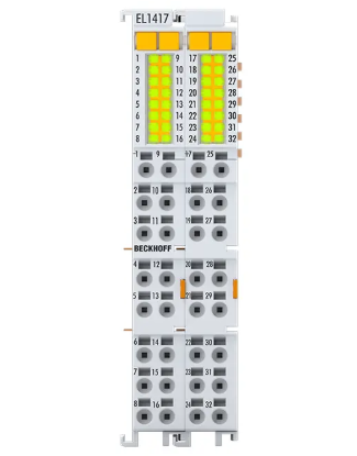 Beckhoff EL1417 | EtherCAT Terminal, 32-channel digital input, 24 V DC, adjustable