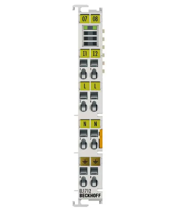 Beckhoff EL1712 | EtherCAT Terminal, 2-channel digital input, 120 V AC/DC, 10 ms
