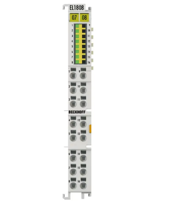 Beckhoff EL1808 | EtherCAT Terminal, 8-channel digital input, 24 V DC, 3 ms, 2-wire connection