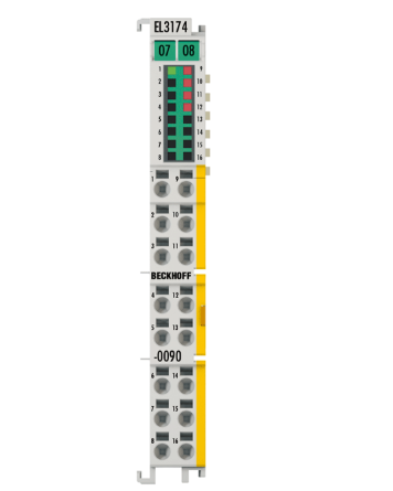 BECKHOFF EL3174 EtherCAT Terminal, 4-channel analog input