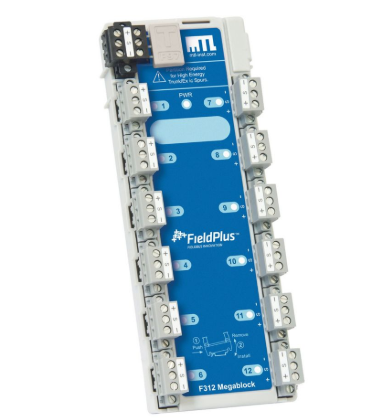 Eaton F312 12 way Megablock - screw terminals- including F97 terminator