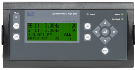 DEIF GPU-3 hydro Generator protection unit