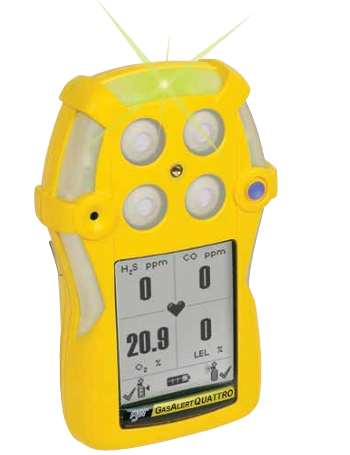 Honeywell GasAlertQuattro Multi-Gas (1–4) Detector