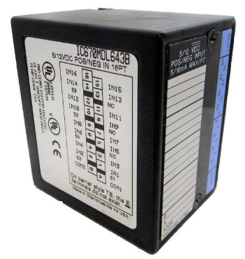 GE IC670MDL643 InputModule,5/12VDC 16 Point