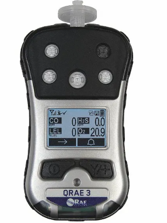 Honeywell M020-11111-111 QRAE 3 Pumped CSA LEL H2S CO O2 - Li-ion Non-Wireless