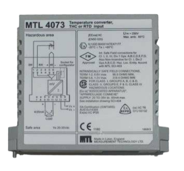 Eaton MTL4073 Temperature Converter, Safety Barrier Module
