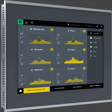 Bachmann Die Operator Terminals der OT1300-Produktserie vereinen