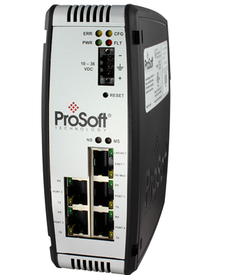 Prosoft PLX31-MBTCP-MBS4 Modbus® TCP/IP to Modbus® Serial Four-Port Gateway