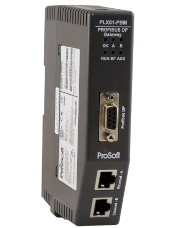 Prosoft PLX51-PBM PROFIBUS DP Master/Slave to EtherNet/IP™, Modbus TCP/IP®, or Modbus® Serial Gateway