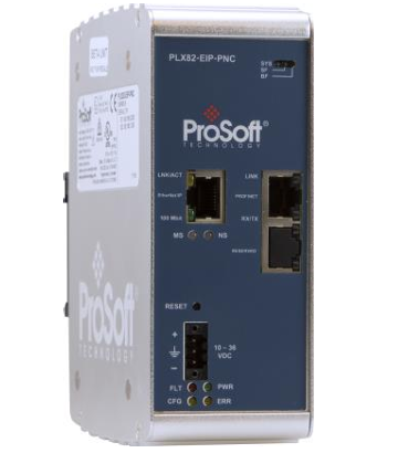 Prosoft PLX82-EIP-PNC EtherNet/IP™ to PROFINET Controller Gateway