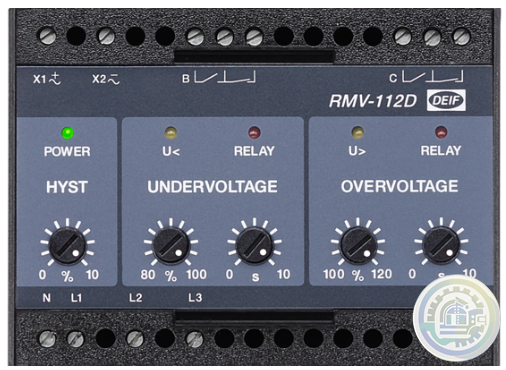 DEIF RMV-112D Undervoltage and overvoltage relay, U&lt; and U&gt;