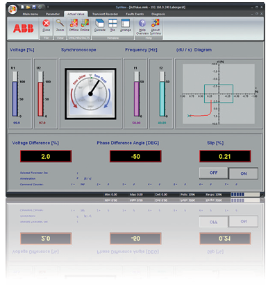ABB SYNCHROTACT® Accessories Fast commissioning with SynView
