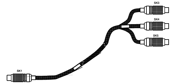 ICS TRIPLEX TC-303-03-xmx Remote Expansion Cable (UL)