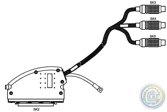ICS TRIPLEX TC-313-02-xmx Local Expansion Cable Assembly