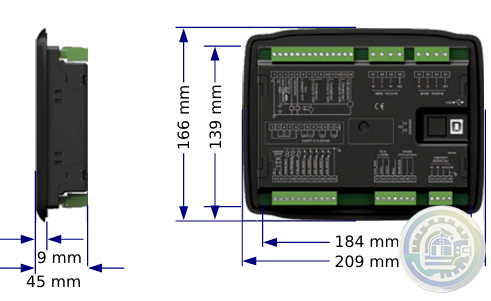 Woodward easYgen-600 Technical Manual Genset Control Key characteristics