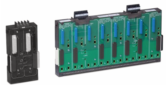 Emerson The DeltaV horizontal-mount 8-wide I/O interface carrier with individual field power per I/O card